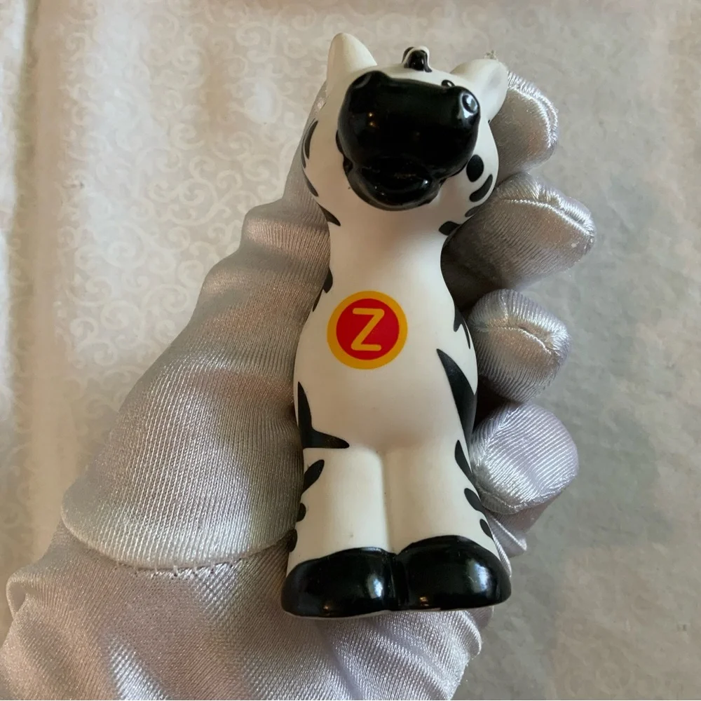 Lot Of 7 Fisher Price Little People Figures Firefighters Zebra